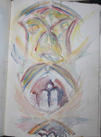 Salis Cathedral Watercolour